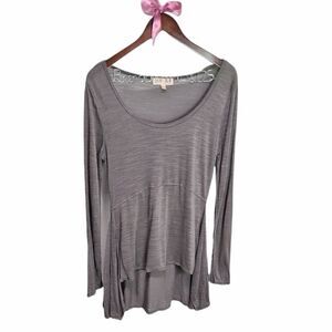 NWOT Philosophy High-Low Boat Neck Blouse Large